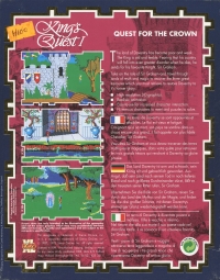 King's Quest I: Quest for the Crown - Kixx XL Box Art