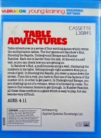 Young Learning: Table Adventures Box Art
