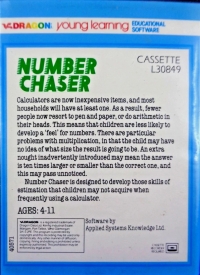 Young Learning: Number Chaser Box Art