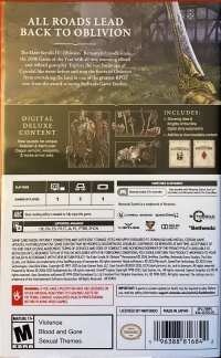 Elder Scrolls IV, The: Oblivion Remastered - Deluxe Edition Box Art