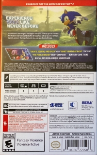 Sonic Frontiers: Definitive Edition Box Art