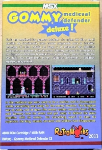 Gommy: Medieval Defener Deluxe! Box Art
