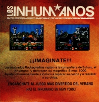 Inhumanos, Los Box Art
