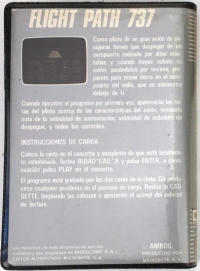 Flight Path 737 (Microbyte / cassette) Box Art