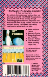 10th Frame (Kixx) Box Art