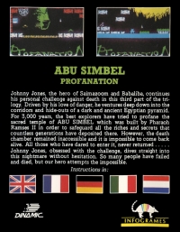 Abu Simbel Profanation (Infogrames) Box Art