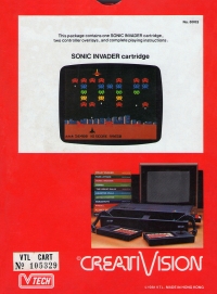 Sonic Invader Box Art