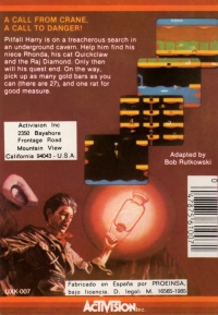Pitfall II: Lost Caverns [ES] Box Art