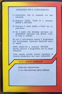 Death Wish 3 (Armati / white cassette) Box Art