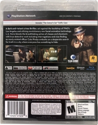 L.A. Noire (47029-3) Box Art