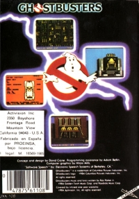 Ghostbusters [ES] Box Art