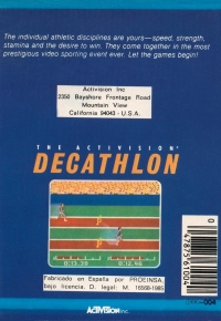 Activision Decathlon, The [ES] Box Art