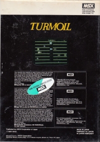 Turmoil (ASCII) Box Art