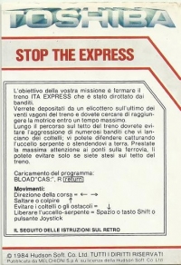 Stop the Express (Toshiba) Box Art