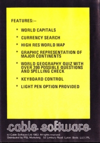 Geography Box Art