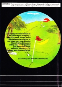 Golf (Salamander / GSH) Box Art