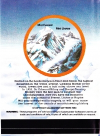 Everest (For the Dragon 32) Box Art