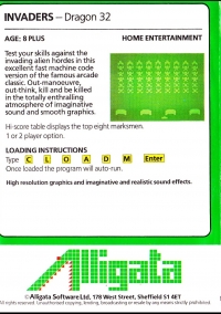 Invaders Box Art