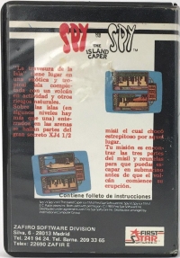 Spy vs Spy: The Island Caper (Zafiro) Box Art