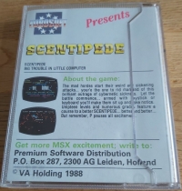 Scentipede (Eurosoft / cassette) Box Art