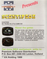 Scentipede (Eurosoft / disk) Box Art