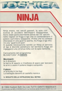Ninja (Toshiba) Box Art