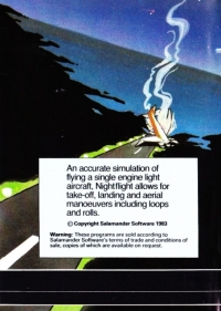 Nightflight (For the Dragon 32) Box Art