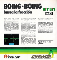 Boing Boing: Busca la Fracción Box Art