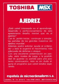 Ajedrez Box Art