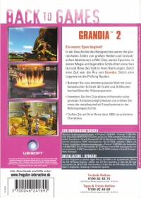 Grandia II - Back to Games Box Art