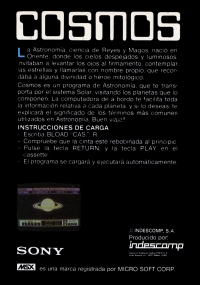 Cosmos (cassette) Box Art