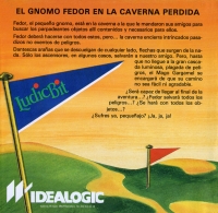 Gnomo Fedor en la Caverna Perdida, El Box Art