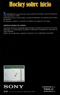 Hockey Sobre Hielo Box Art
