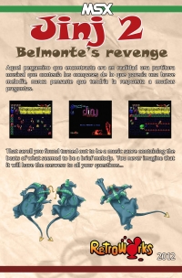 Jinj 2: Belmonte's Revenge Box Art
