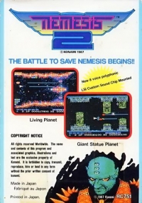 Nemesis 2 (mini box) Box Art