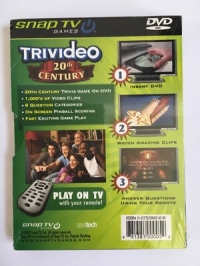 Trivideo 20th Century Trivia Game DVD Box Art