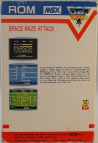 Space Maze Attack Box Art