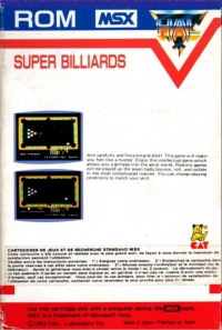 Super Billiards Box Art