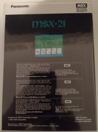 MSX-21 Box Art