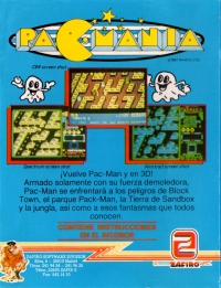 Pac-Mania (Zafiro) Box Art