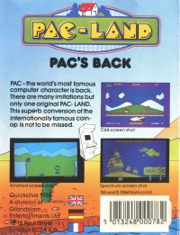 Pac-Land Box Art