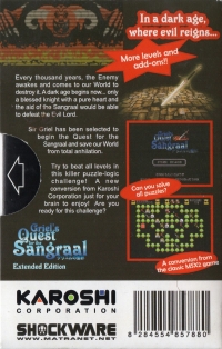 Griel's Quest for the Sangraal - Extended Edition Box Art