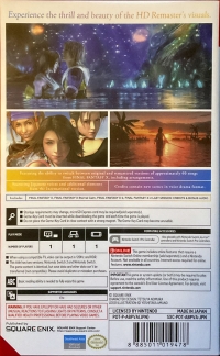 Final Fantasy X/X-2 HD Remaster Box Art