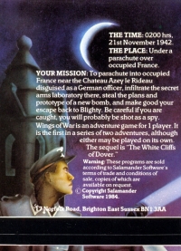 Wings of War Box Art