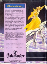 Wizard War (For the Dragon 32) Box Art