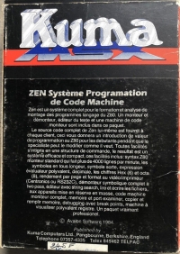Zen: Système Programation de Code Machine Box Art