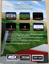 Endurance (white cartridge) Box Art