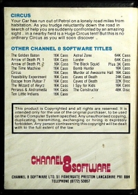 Circus Box Art