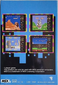 Bomb Jack (cartridge) Box Art
