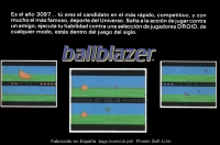 Ballblazer [ES] Box Art